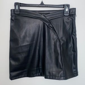 Akira Leather Mini Skirt